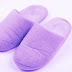 Simple Plain Purple Color House Slippers for women 