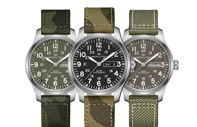 Hamilton Khaki Field Day Date Camouflage