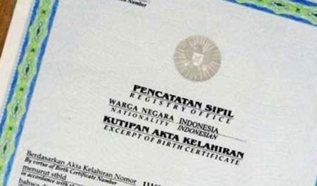 Contoh Surat Keterangan Kelahiran