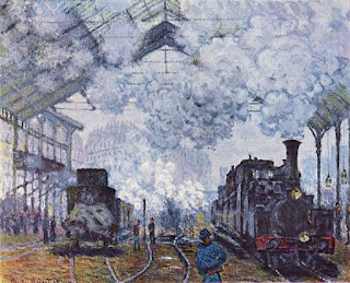 Gare Saint Lazare, Claude Monet, 1877