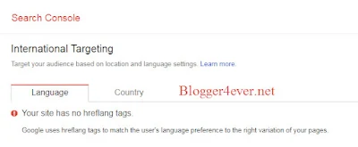 google search console, how to, add hreflang language tag