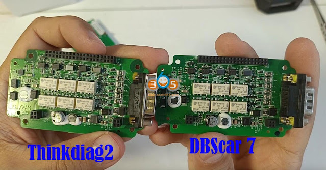 dbscar vii در مقابل thinkdiag2 pcb 2