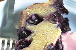 Purple Rain Blueberry Loaf Cake w/ Lemon Syrup