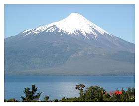 subindo o vulcão Osorno no verão