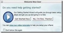 Getting Started Wizard_cPanel website Design