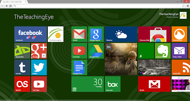 windows 8 start screen--TheTeachingeye