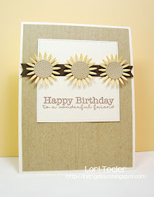 Daisy Birthday card-designed by Lori Tecler/Inking Aloud-stamps and dies from My Favorite Things