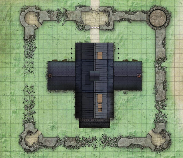 Shrine of Savras top down view