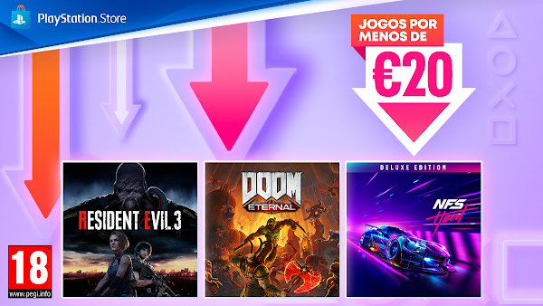 Campanha “Jogos por menos de 20€” já disponível na PlayStation®Store