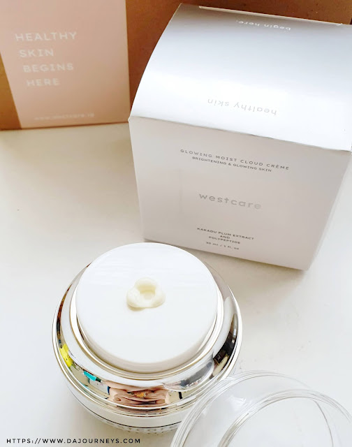 Review Westcare Glowing Moist Cloud Creme