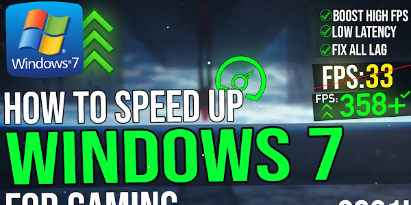 🔧 How to Optimize Windows 7 for Gaming 2021-You Get Ultimate Performance For Gamers ✔️Update 2021