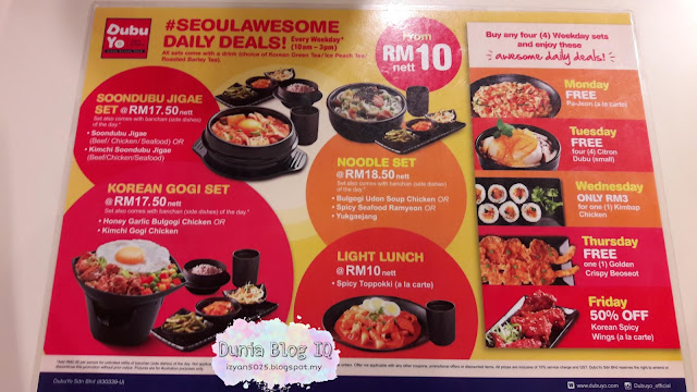 Lunch Di DubuYo Sunway Putra Mall Sedap!