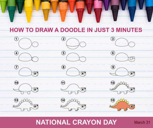 National Crayon Day Wishes Images