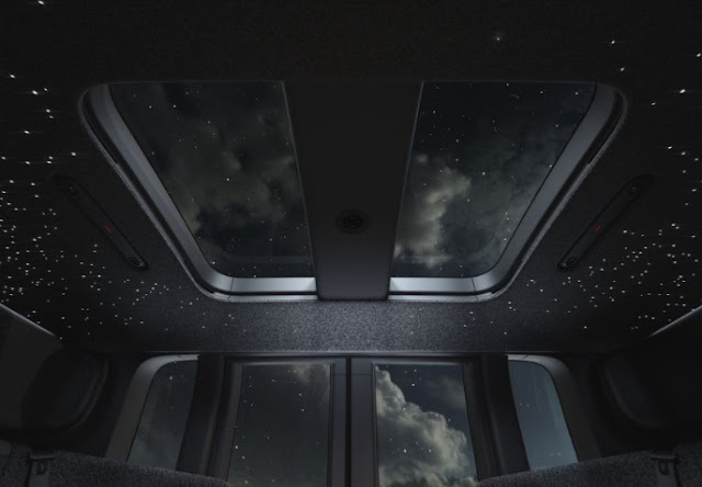 Pemandangan Sunroof mobil ZOOX