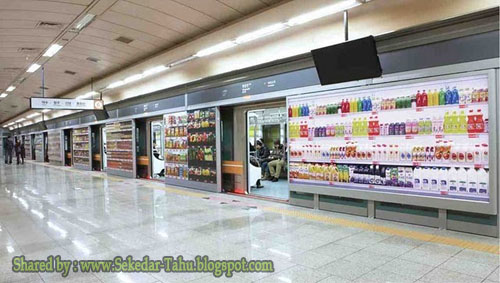 Seoul subway Seolleung virtual store