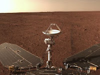 China's Zhurong Mars rover returns panorama ahead of planetary blackout.