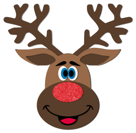 Download Die Cut Girl: Free Reindeer SVG Cut File