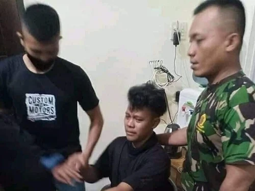 Komentar Cabul Buat Istri Kru KRI Nanggala, Imam di Medan Nangis Diciduk TNI.