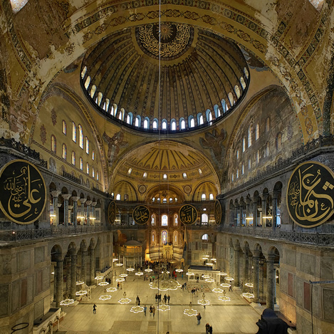 Inside (*just*) secular museum, Hagia Sophia