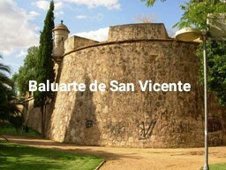 BALUARTE DE SAN VICENTE