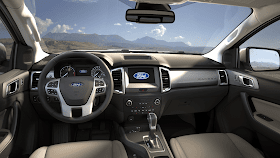 Interior view of 2019 Ford Ranger XLT