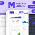 MetroAdmin - Admin & Dashboard Template 