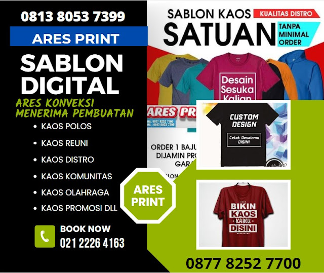 Alamat Sablon KAOS Tangerang Di Banten