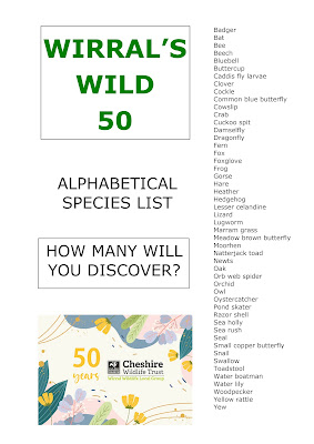 Wirral's Wild 50. How many will you discover?