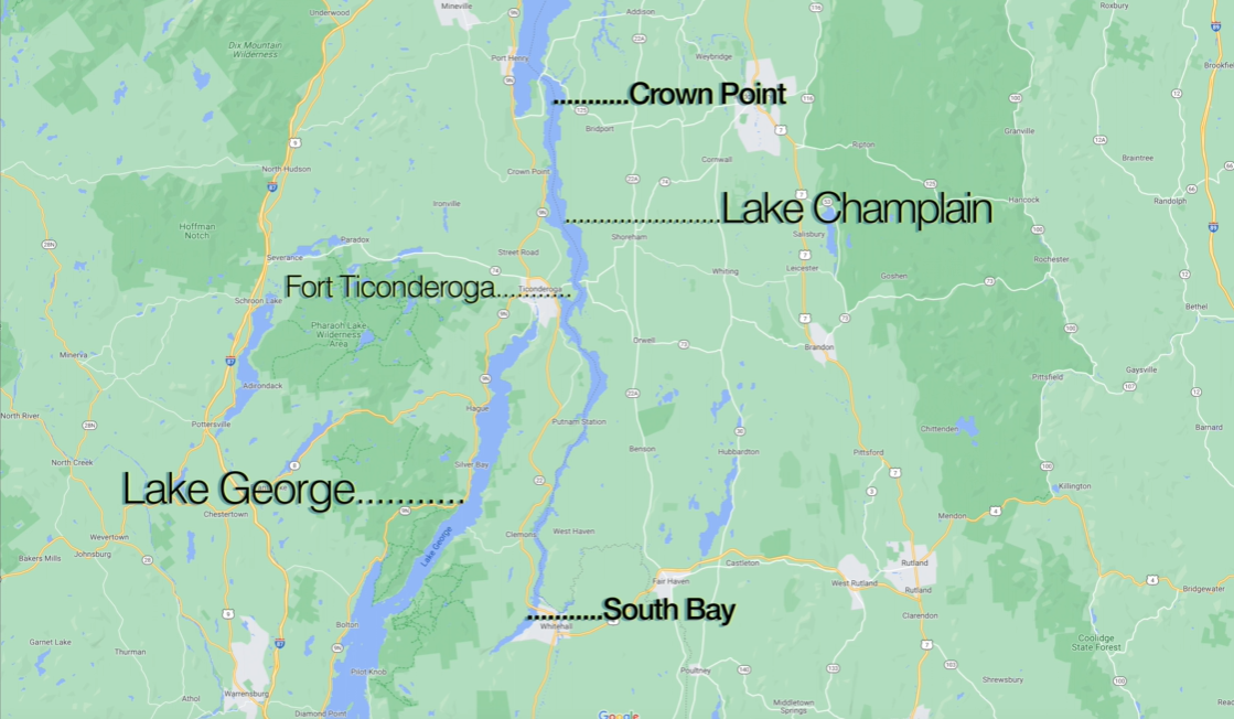 Lake Champlain Map