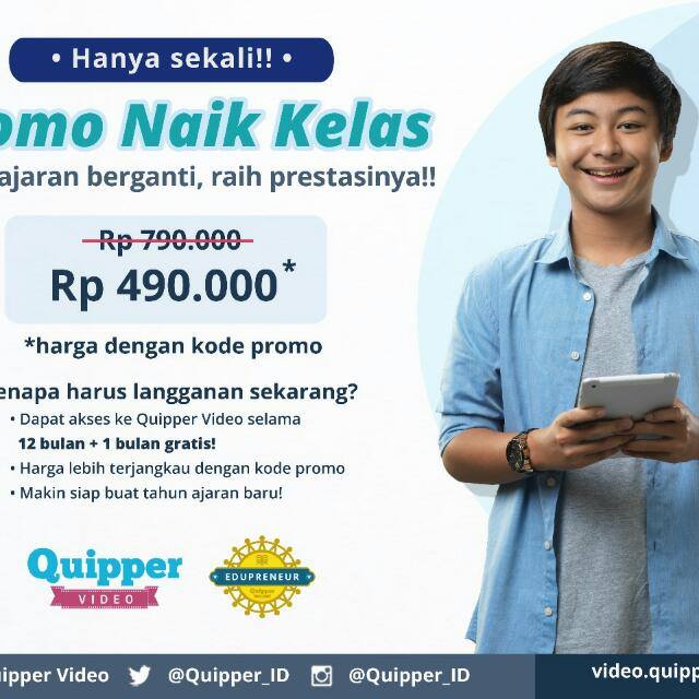 Mau? Informasi Kode Promo Quipper?