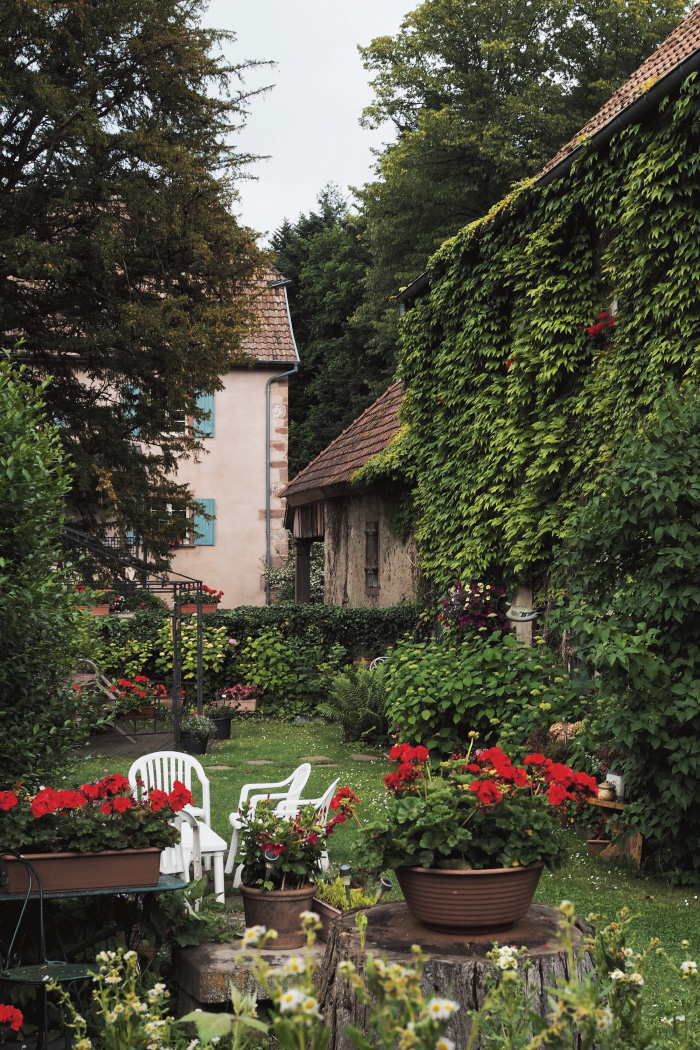 Se promener dans le village de Murbach en Alsace