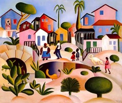 Morro de favela - Tarsila do Amaral