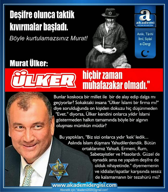  ali ülker, gerçek yüzü, gizlenen gerçekler, godiva, içimizdeki israil, kripto Yahudiler, masonlar, murat ülker, sabri ülker, ülker, yıldız holding, akademi dergisi, mehmet fahri sertkaya, karay yahudileri, hazar yahudileri, müslüman genç, ülker islami firma mı, yahudi türkler, hazar türkleri, muhafazakar işadamı, ülker