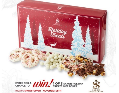 The Shopping Channel Saxon Holiday Treats Gift Box Giveaway