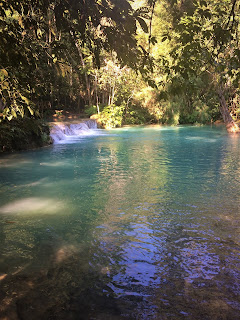 Beautiful waterfall in Luang Prabang