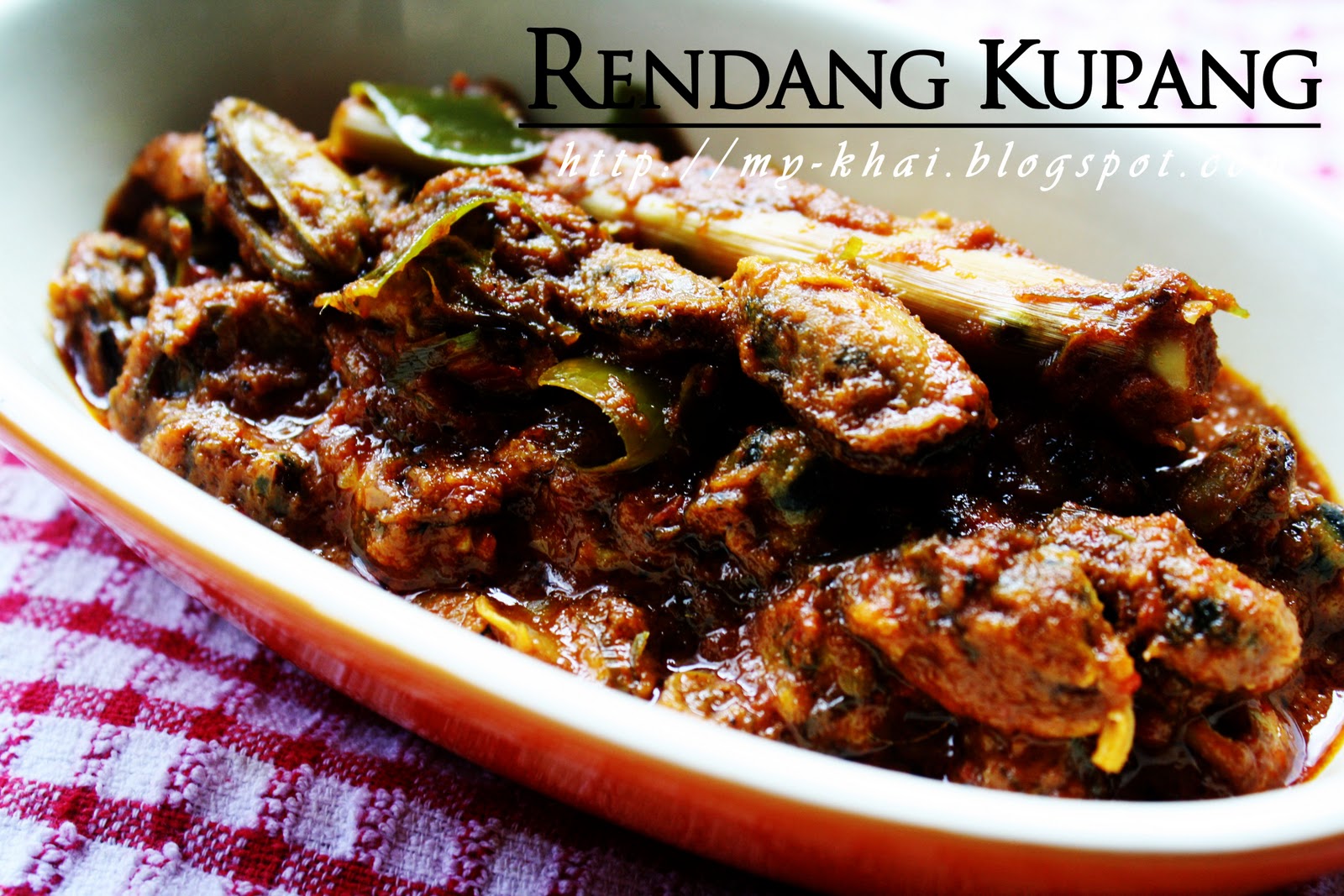 My colorful jurney: Rendang Kupang