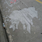 Mating Beast Cave Painting - On the Williamsburg Bridge.