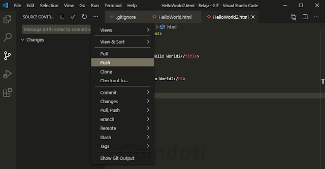 Cara Mudah Menginstall Dan Menggunakan GIT Pada Visual Studio Code