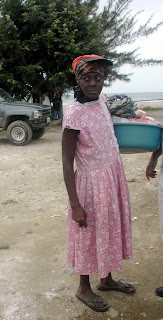 Garifuna woman, Tela Honduras