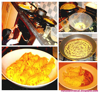 Our secret little garden: what's cookin - roti jala (finally!)