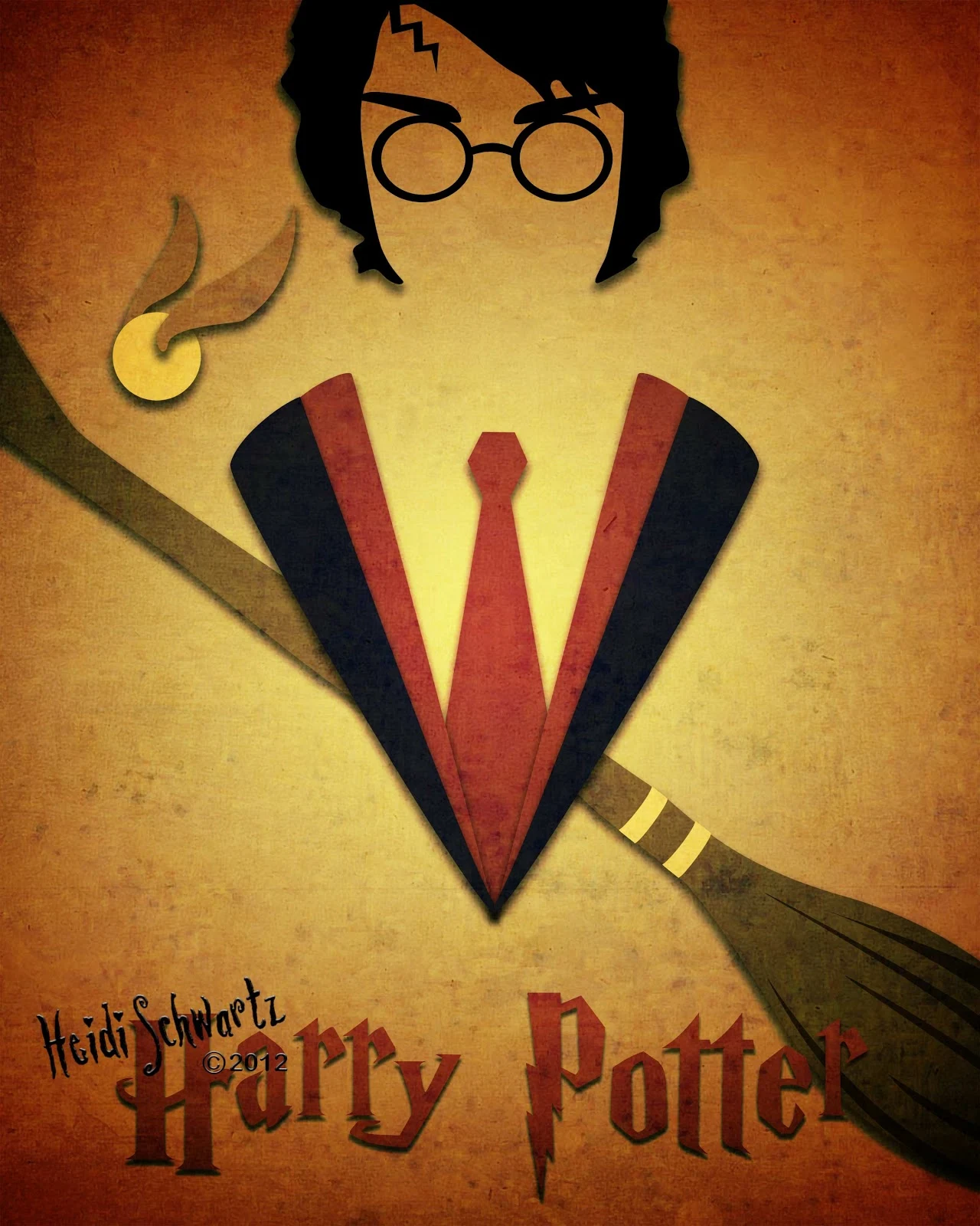 Heidi Schwartz Harry Potter & Updated Dumbledore Poster/Print