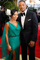 american actor, will smith, with his second wife at an event