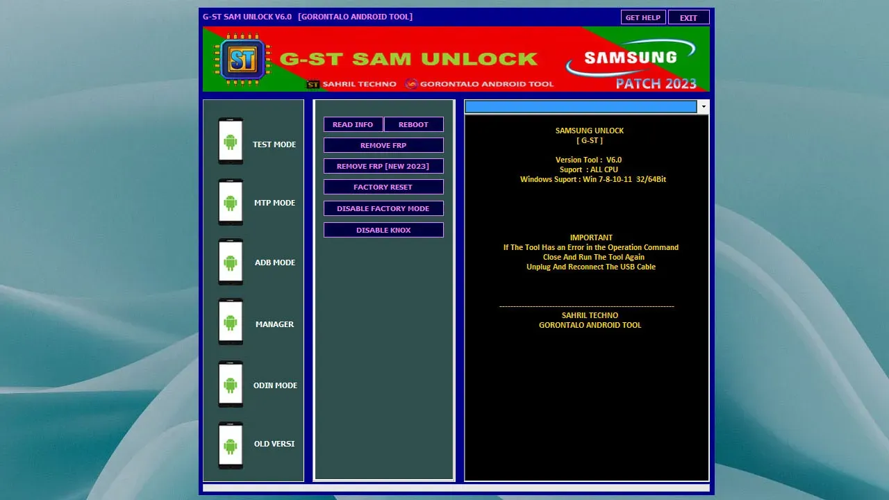 G-ST SAM UNLOCK V6 