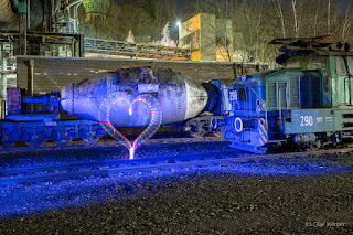 Lightpainting Light Art Performance Photography artistravel LWL Museum Henrichshütte Hattingen Olaf Kerber