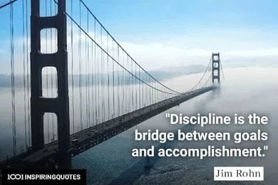 Discipline is the bridge between goals and accomplishment.Goethe quotes