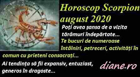 Horoscop august 2020 Scorpion 