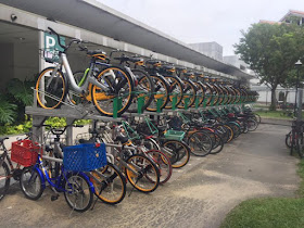 Bikes also see use to and from train stations, in line with LTA objectives to 'improve first-and-last-mile connectivity and encourage cycling for short trips', spelt out when it called for a tender for a docked system of bicycle-sharing back in 2016. Plans for the system were later scrapped when dockless bicycles started rolling out early last year.