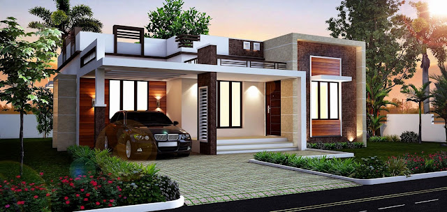 modern single floor house design