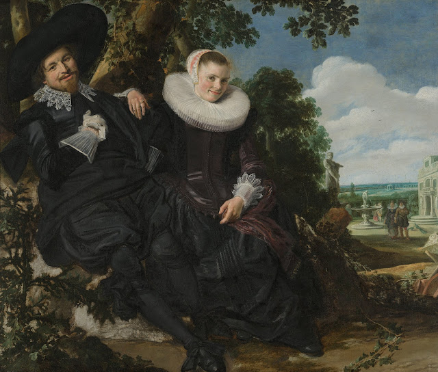 Frans Hals, Married Couple in the Garden,Self Portraits