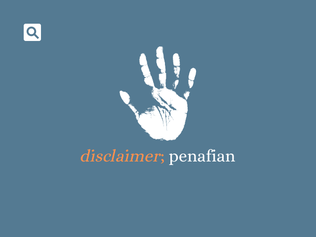 halaman disclaimer